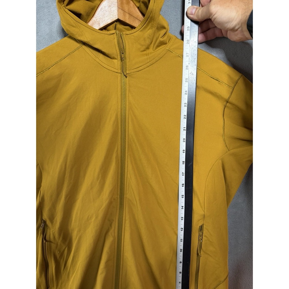 Arc'teryx Dallen Fleece Hoodie Men's M Yellow Full Zip Jacket Preppy Gorpcore - Picture 11 of 12